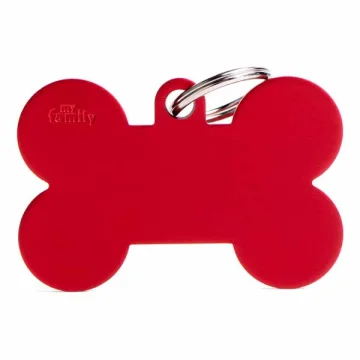 MY FAMILY MEDAGLIETTA OSSO (XL) ROSSO (REF. MFXL02)