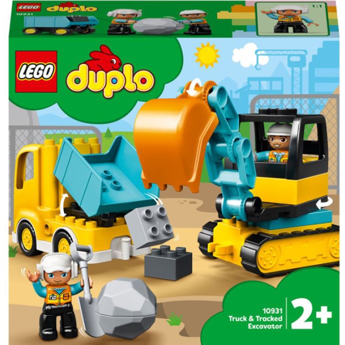 Lego 10931 Camion e scavatore cingolato