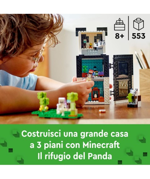 LEGO MINECRAFT IL RIFUGIO DEL PANDA 21245