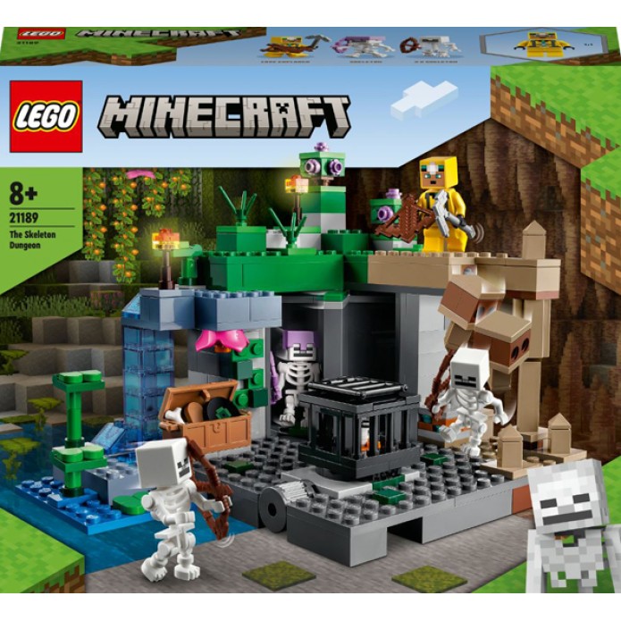 lego 21189 minecraft le segrete dello scheletro