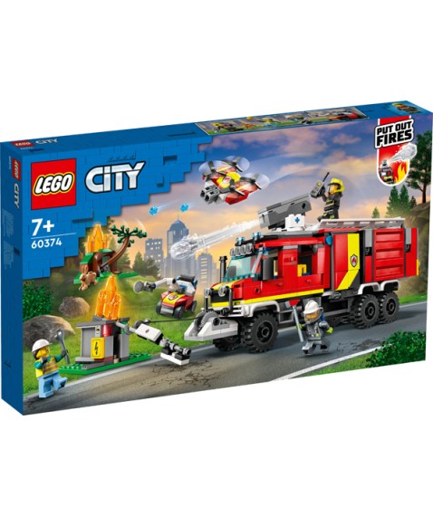 LEGO City Fire 60374 Autopompa dei Vigili del Fuoco