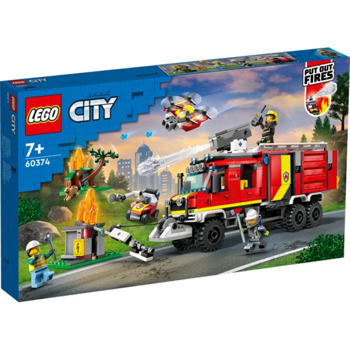 LEGO City Fire 60374 Autopompa dei Vigili del Fuoco