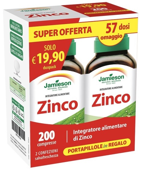 JAMIESON DUOPACK ZINCO 200CPR