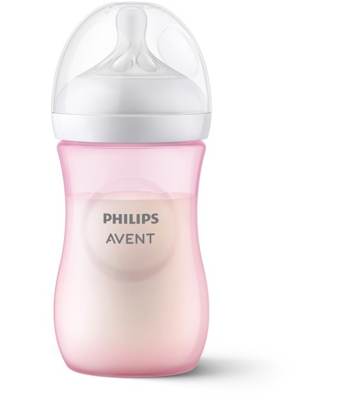 AVENT BIB NAT 3,0 ROSA 260ML