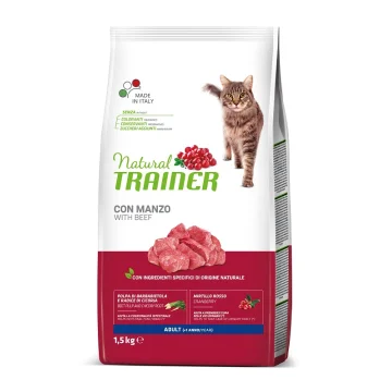 TRAINER NATURAL GATTO ADULT MANZO 1,5KG