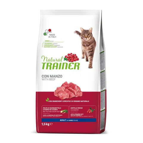 TRAINER NATURAL GATTO ADULT MANZO 1,5KG