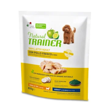 TRAINER NATURAL CANE SMALL/TOY ADULT POLLO 800GR