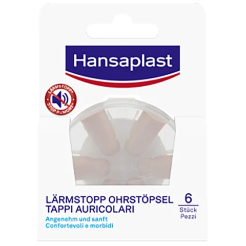 HANSAPLAST EAR PLUGS 6PZ HANSAPLAST EAR PLUGS 6PZ
