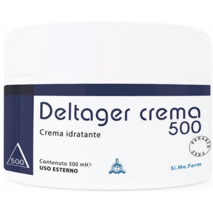 Deltager Crema Idratante per Dermatite e Cheraosi 500 gr 