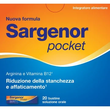 SARGENOR POCKET 20BUSTINE - SCADENZA GIUGNO 2026