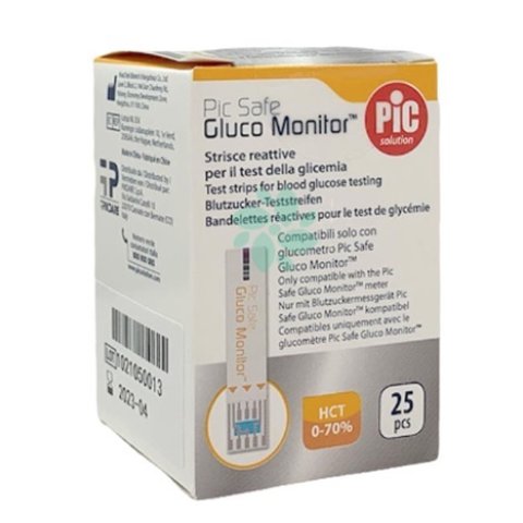 PIC STRISCE GLUCO MONITOR 25PZ