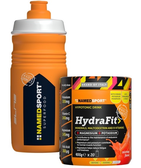 HYDRAFIT Polv.400g+SPORTBOTTLE