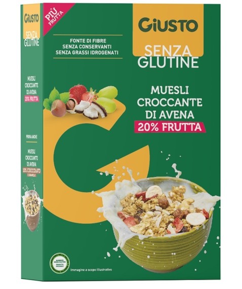 GIUSTO S/G Muesli Frutta 275g