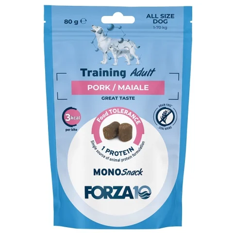 FORZA10 CANE MONO SNACK TRAINING ADULT MAILE 80GR