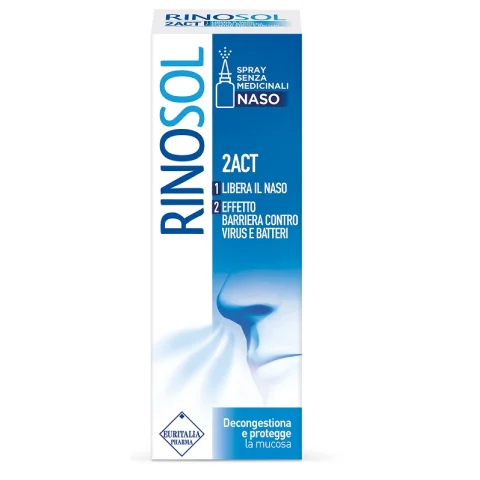 RINOSOL 2ACT SPRAY NASALE 15ML RINOSOL 2ACT SPRAY NASALE 15ML
