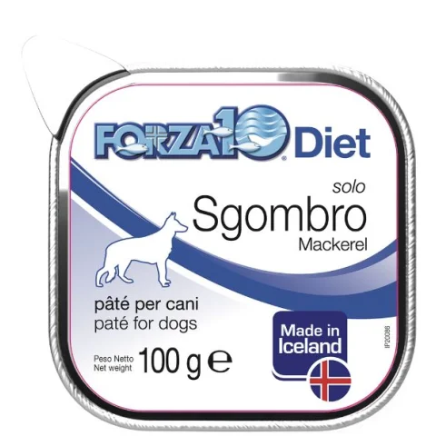 FORZA10 CANE DIET PATE' SOLO SGOMBRO 100GR (vaschetta)