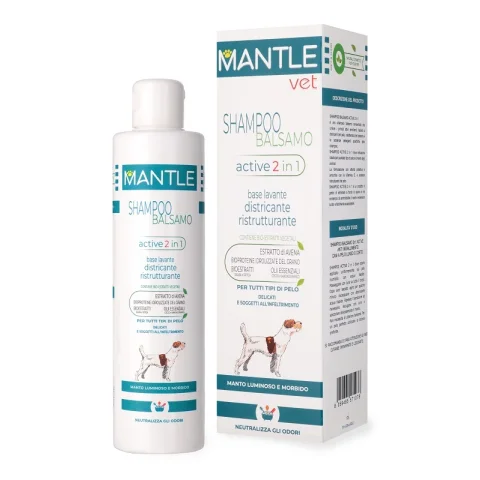 MANTLE VET SHAMPOO 2IN1 250ML