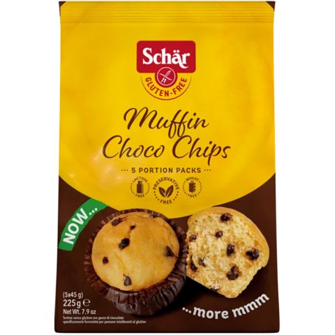 SCHAR Muffin Choco Chips 225g SCHAR Muffin Choco Chips 225g