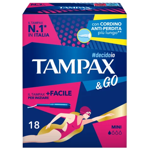 TAMPAX &GO MINI 18PZ