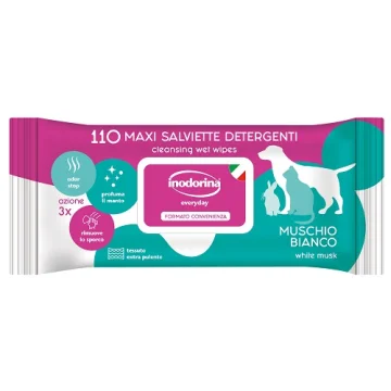 INODORINA REFRESH SALVIETTE MUSCHIO BIANCO 110PZ
