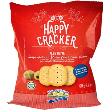 HAPPY FARM Crackers Olive 60g HAPPY FARM Crackers Olive 60g