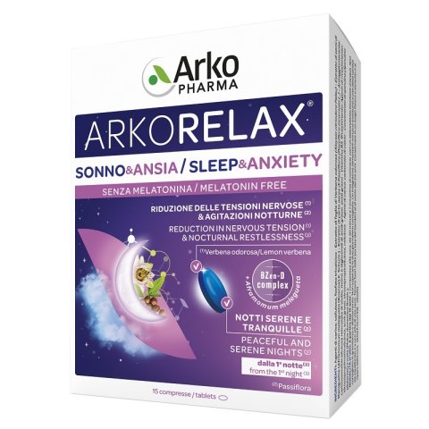 ARKORELAX Sonno&Ansia 15Cpr ARKORELAX Sonno&Ansia 15Cpr