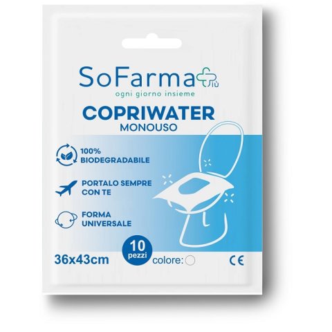 COPRIWATER MONOUSO 10PZ SF+ COPRIWATER MONOUSO 10PZ SF+