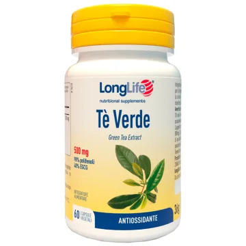 LONGLIFE TE VERDE 60 Cps 500mg