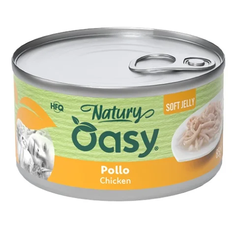 OASY GATTO NATURY SOFT JELLY POLLO 150GR (lattina) OASY GATTO NATURY SOFT JELLY POLLO 150GR (lattina)