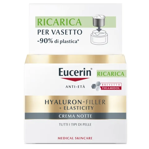 Eucerin Hyaluron-Filler + Elasticity Crema Notte Anti-et&agrave; Ricarica 50ml