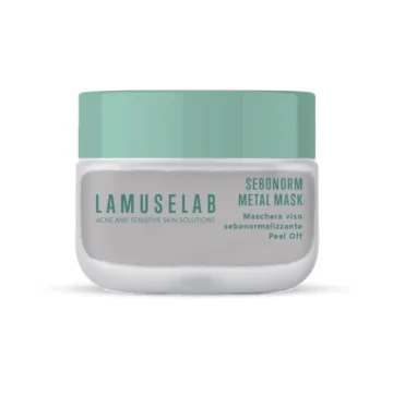 Lamuselab Metal mask anti- imperfezioni, punti neri e pori dilatati 100ml