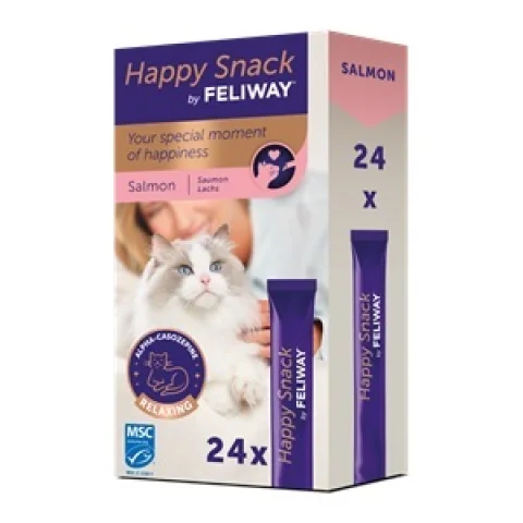 FELIWAY HAPPY SNACK 24 STICK SALMONE - CEVA