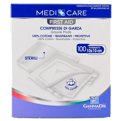 Garza Cotone 10x10cm 100pz