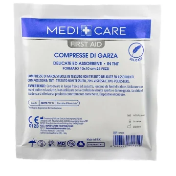 GARZA TNT 10X10CM 25PZ