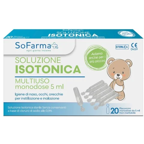 SOLUZ SALINA 0,9% 20FL 5ML SF+