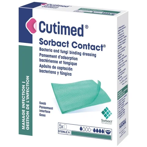 CUTIMED SORBACT CONT 7X9CM 5PZ