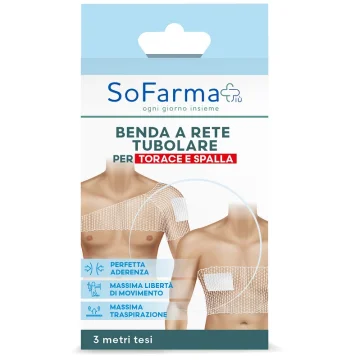 RETE ELASTICA TORACE SPALLA SF+