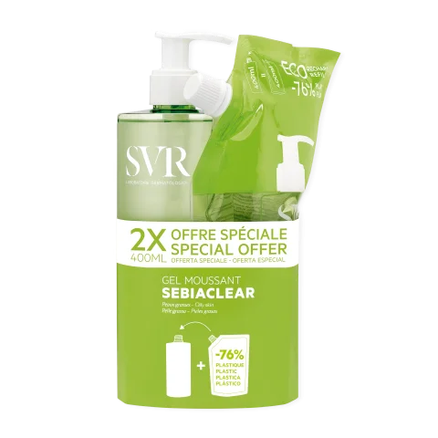 SEBIACLEAR GEL MOUSSANT+REFILL