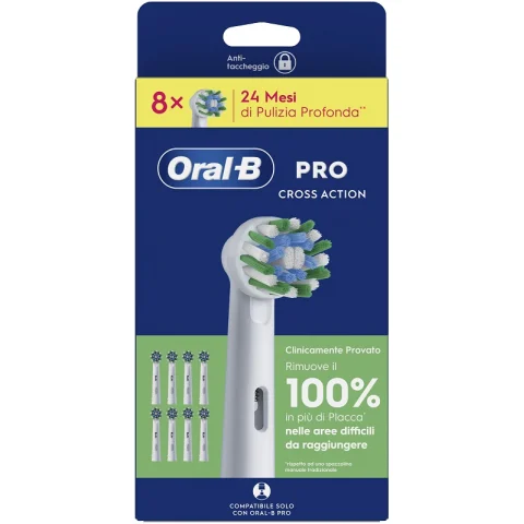 ORALB CROSSACTION REFILL 8PZ ORALB CROSSACTION REFILL 8PZ