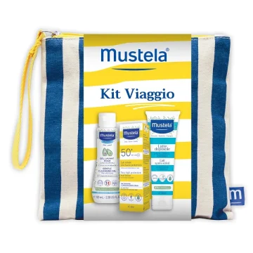 MUSTELA KIT Detergente Delicato, Latte Doposole e Latte Solare Viso protezione 50+