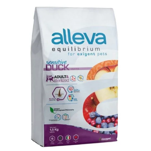 ALLEVA EQUILIBRIUM CAT SENSITIVE DUCK ADULT  KG 1.5 - P61024