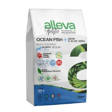 ALLEVA HOLISTIC DOG PUPPY/JUNIOR FISH MEDIUM KG 0.800 - P00222