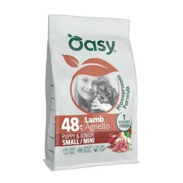 OASY CANE MONOPROTEIN SMALL/MINI PUPPY AGNELLO 800GR