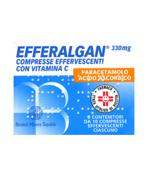 Efferalgan 20 Compresse Effervescenti Con Vitamina C 330+200mg