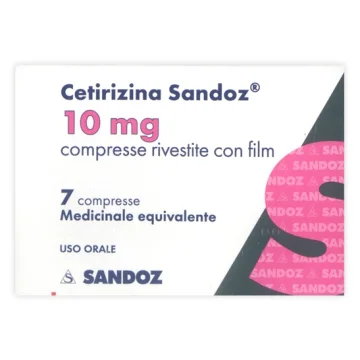 Cetirizina Sandoz 7 Compresse 10mg - Antistaminico