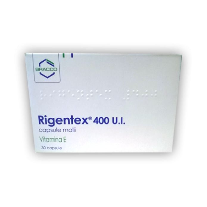 Rigentex 30 Capsule Molli 400 ui - Per la Carenza di Vitamina E