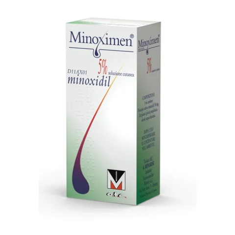 Minoximen 5% per Alopecia Soluzione Sutanea Flacone da 60ml