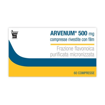 Arvenum 60 compresse rivestite Rivestite 500mg