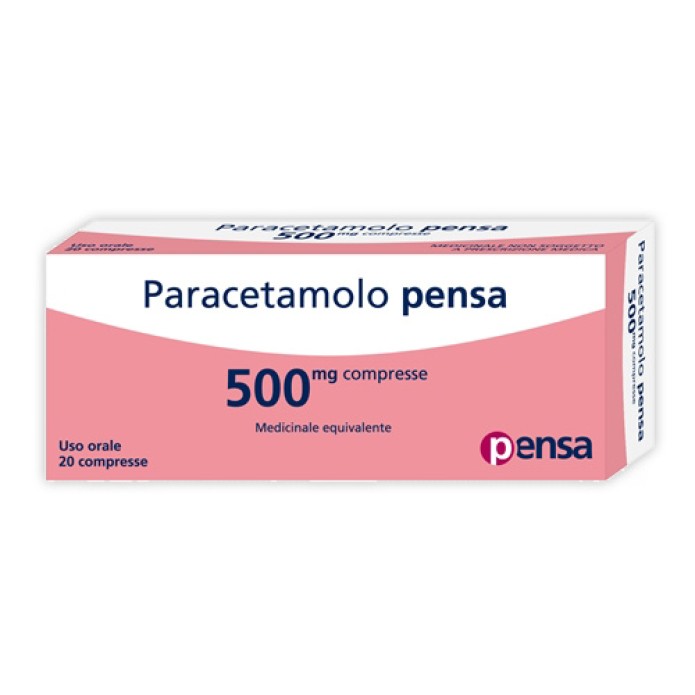 Paracetamolo Pensa 20 compresse 500mg
