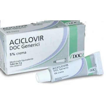 Aciclovir Doc 5% Crema 3G - Trattamento Herpes Simplex